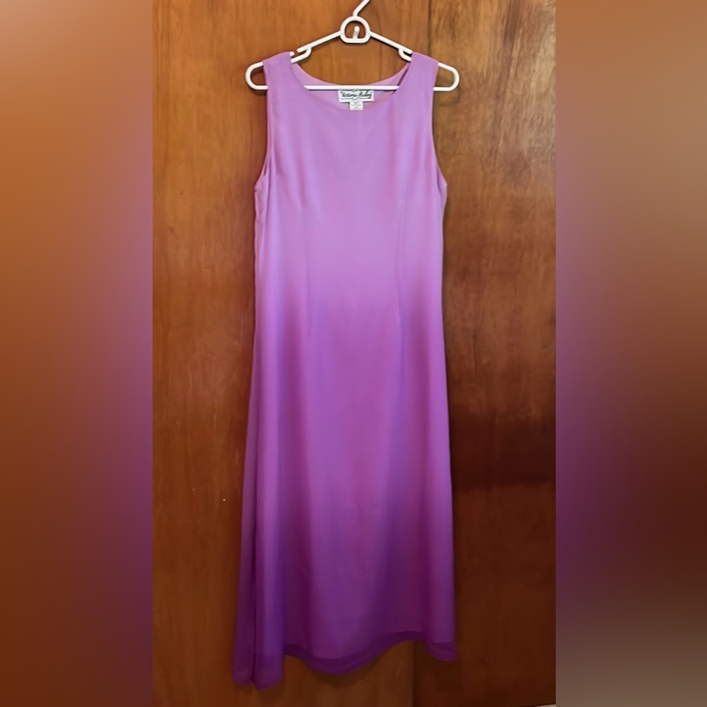 Long purple dress